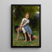 La Bourrique - William Bouguereau — framed artwork on a wall