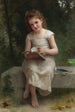 La Liseuse - William Bouguereau — artwork view