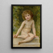 L'Amour au repos - William Bouguereau — framed artwork on a wall