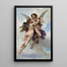 L'Amour et Psyché - William Bouguereau — framed artwork on a wall