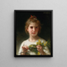 Mimosa Painting - William Bouguereau — framed artwork on a wall