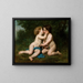 Vrede - William Bouguereau — ingelijst kunstwerk aan de muur