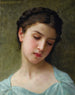 Portret van Jonge Meisje - William Bouguereau — weergave van het kunstwerk