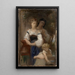 Studie voor Het geheim - William Bouguereau — ingelijst kunstwerk aan de muur