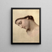 Studie van een vrouwelijke kop - William Bouguereau — ingelijst kunstwerk aan de muur
