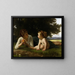 Tentatie - William Bouguereau — ingelijst kunstwerk aan de muur