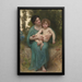 The Little Brother - William Bouguereau — framed artwork on a wall