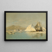 Op Zee bij Groenland, Walvisjager Zoekt Vrije Wateren - William Bradford — ingelijst kunstwerk aan de muur