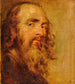 Een Studie van een Rabbi - William Bradley — weergave van het kunstwerk