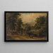 Een landschap - William Brocas — ingelijst kunstwerk aan de muur