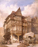 Huis van Albrecht Dürer in Neurenberg - William Callow — weergave van het kunstwerk