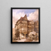 Huis van Albrecht Dürer in Neurenberg - William Callow — ingelijst kunstwerk aan de muur