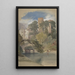 William Callow - Tour de César Château de Warwick — weergave van het kunstwerk