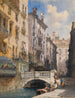 Barataria Canal de Venise - William Callow — weergave van het kunstwerk