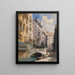Barataria Canal de Venise - William Callow — ingelijst kunstwerk aan de muur