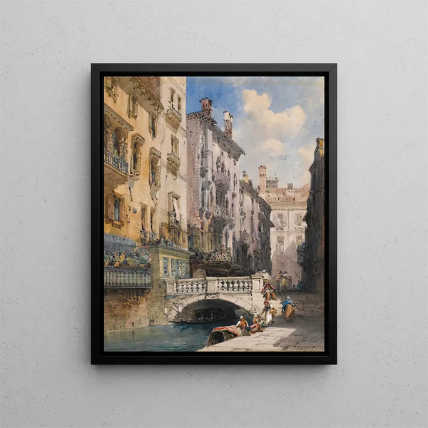 William Callow - Canal Barataria Venice.webp