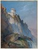Het tempel van Vesta en de watervallen van Tivoli - William Callow — weergave van het kunstwerk
