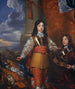 Charles II (1630 - 1685), koning van Schotland (1649 - 1685) en koning van Engeland en Ierland (1660 - 1685) - William Dobson — weergave van het kunstwerk