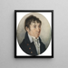 Charles Brockden Brown - William Dunlap — ingelijst kunstwerk aan de muur