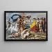 Neptune dat Britannia de wereldmacht over de zee overdraagt - William Dyce — ingelijst kunstwerk aan de muur