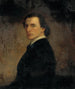 portret van de kunstenaar op 23-jarige leeftijd - William Edgar Marshall — weergave van het kunstwerk