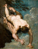 Manlius jeté du rocher - William Etty — weergave van het kunstwerk