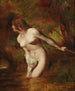 Musidora de badster met de twijfelachtige bries - William Etty — weergave van het kunstwerk