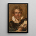 Zelfportret - William Etty — ingelijst kunstwerk aan de muur