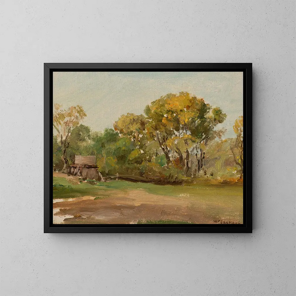 Sous Sacramento - William Franklin Jackson — framed artwork on a wall