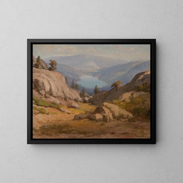 Lac Donner - William Franklin Jackson — framed artwork on a wall