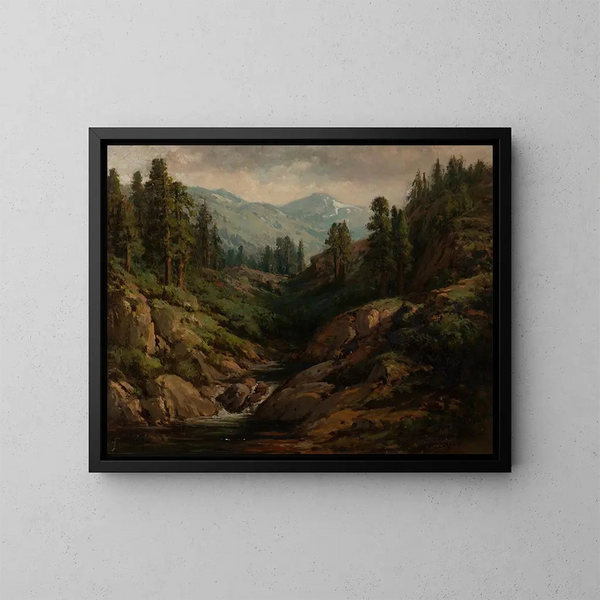 Sources de soda - William Franklin Jackson — framed artwork on a wall