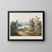 Vue près de Hudson - William Guy Wall — ingelijst kunstwerk aan de muur