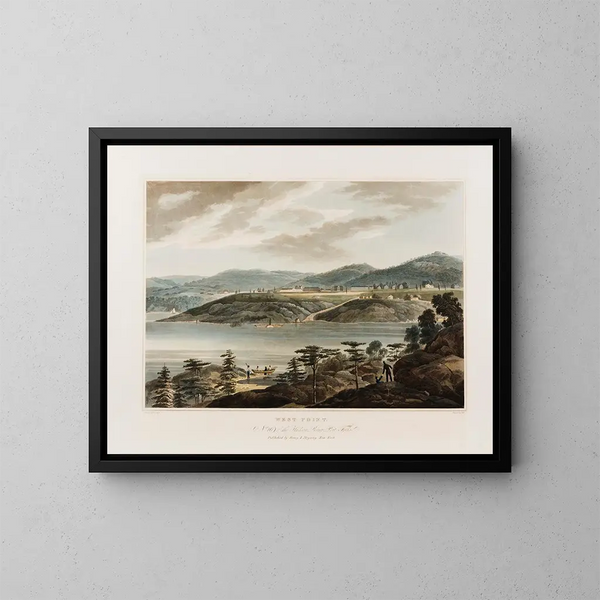 Point du jour - William Guy Wall — framed artwork on a wall