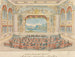 Theater van poppenkast binnen - William Henry Brooke — weergave van het kunstwerk