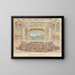 Theater van poppenkast binnen - William Henry Brooke — ingelijst kunstwerk aan de muur