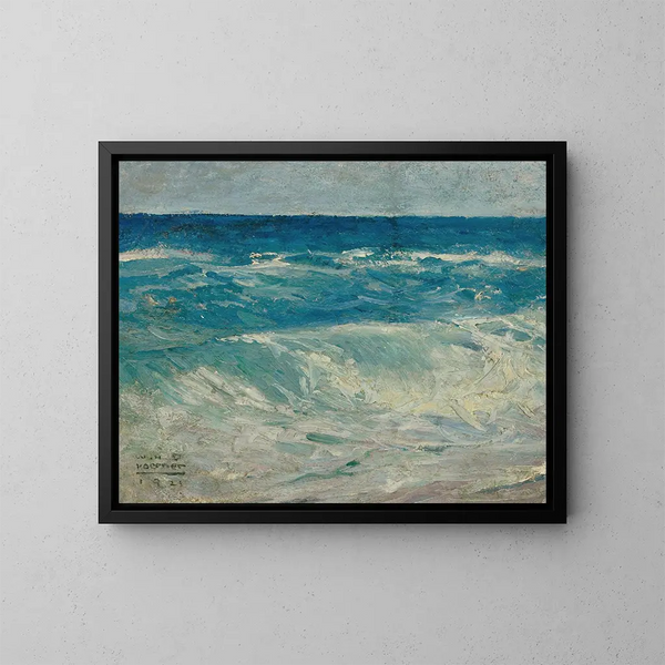 Marine Painting - William Henry Dethlef Koerner — framed artwork on a wall