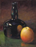 Natuurgetuigenis van appels en fles - William Henry Holmes — weergave van het kunstwerk