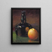Natuurgetuigenis van appels en fles - William Henry Holmes — ingelijst kunstwerk aan de muur