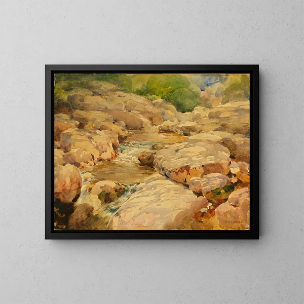 Le Potomac paisible - William Henry Holmes — ingelijst kunstwerk aan de muur