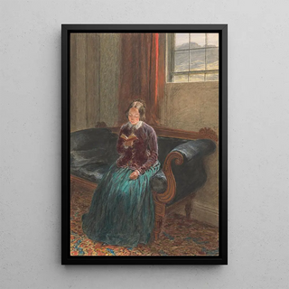 William Henry Hunt - A Lady Reading.webp