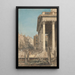 Het portiek van St Martin-in-the-Fields - William Henry Hunt — ingelijst kunstwerk aan de muur