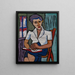 Meisje zittend - William Henry Johnson — ingelijst kunstwerk aan de muur