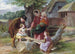 Trainings voor de Derby - William Henry Knight — weergave van het kunstwerk