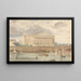 Kamer van Volksvertegenwoordigers en Pont Louis XVI, 30 juli 1828, 6 uur 's ochtends - William Henry Lake Price — ingelijst kunstwerk aan de muur