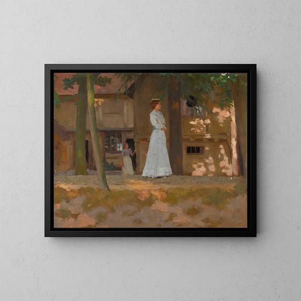 La Promenade - William Henry Margetson — ingelijst kunstwerk aan de muur