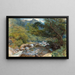 op East Lyn, North Devon - William Henry Millais — ingelijst kunstwerk aan de muur