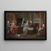 Portret van een familie - William Hogarth — ingelijst kunstwerk aan de muur