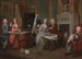 La Famille de John, 2e duc de Montagu, et un serviteur - William Hogarth — weergave van het kunstwerk