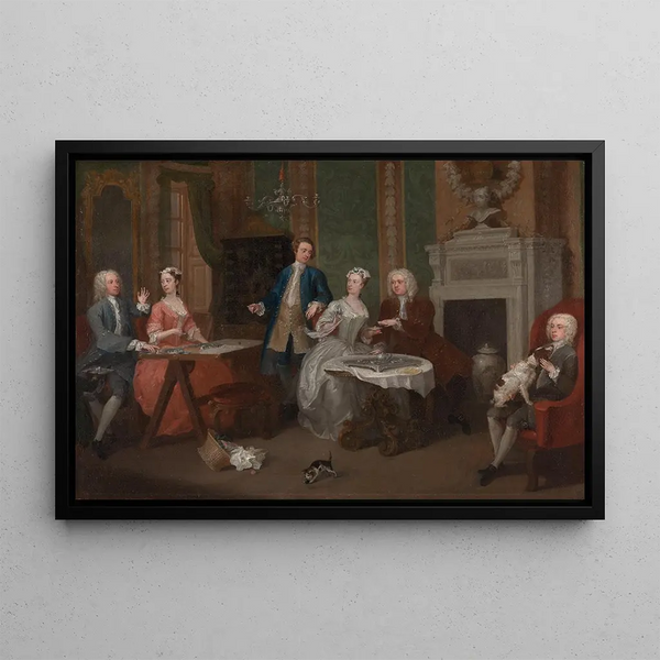 William Hogarth - The Family of John 2nd Duke of Montagu and an Attendant.webp