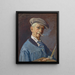 L'homme peintre - William J. Forsyth — framed artwork on a wall